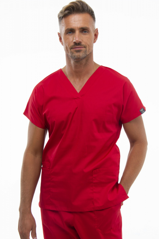 Медичний костюм 0181 Червоний - фото 2