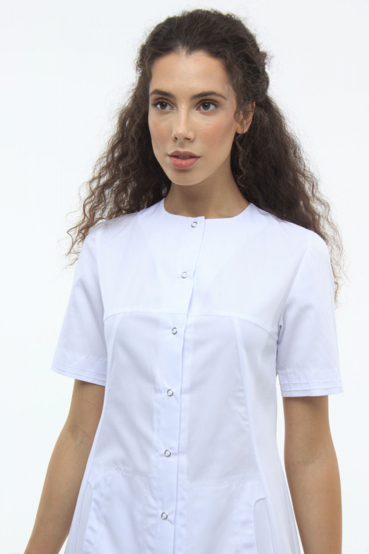 Медицинский халат 118 Белый Медицинский халат 118 Белый - фото 3