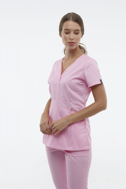 Медичний костюм 1181 Світло-рожевий - фото 4