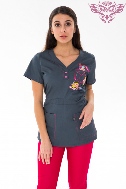 Медичний топ 16 Мокрий асфальт - фото 3