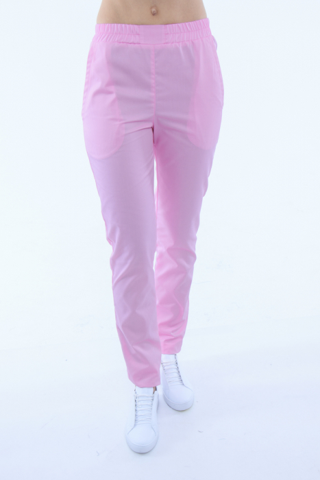 Медичні брюки 87 Рожевий - фото