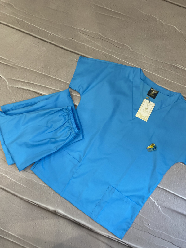 Медичний костюм 01102 Блакитний - фото 2