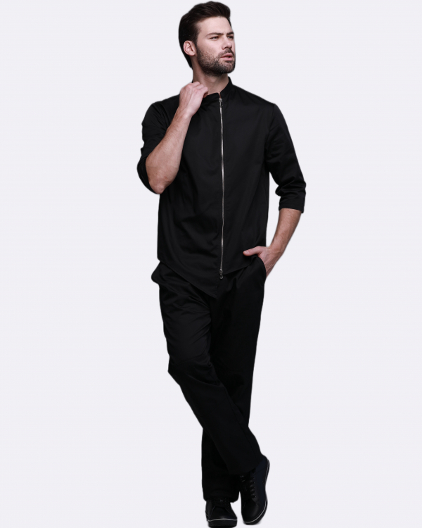 Медичний костюм 20885 Чорний - фото 2