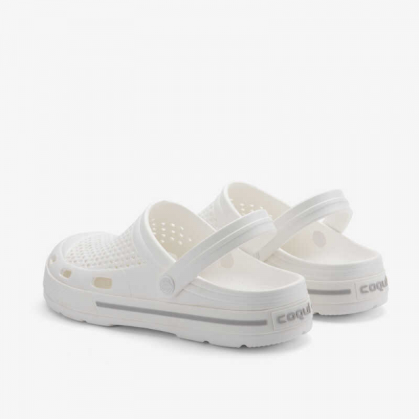 Медицинская обувь COQUI 6403 Белый/Серый (White/White khaki grey) - фото 2
