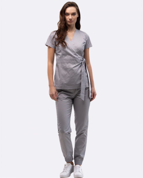 Медицинский костюм 2889 Серый Медицинский костюм 2889 Серый - фото 4