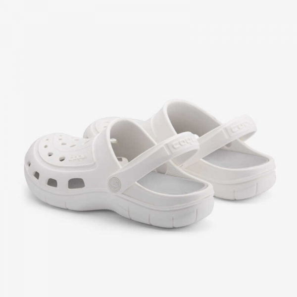 Медицинская обувь COQUI 6351 Белый/Серый (White/Khaki grey) - фото 2