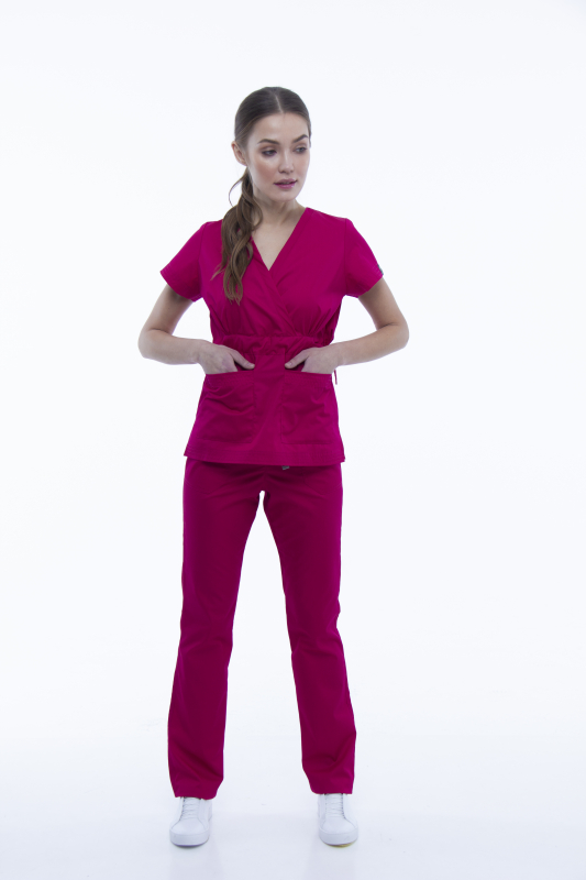 Медицинский топ 19 Малина Медицинский топ 19 Малина - фото 2