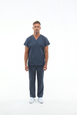 Медицинский костюм 00181 Мокрый асфальт - фото