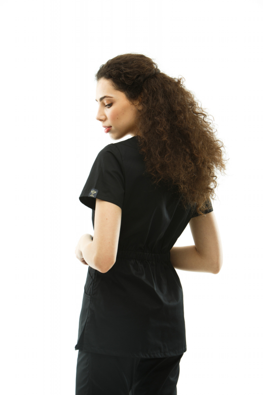 Медицинский костюм 1181 Черный Медицинский костюм 1181 Черный - фото 4