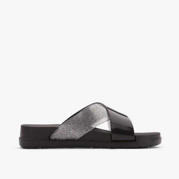 Медичне взуття COQUI 1342 Чорний/срібний гліттер (Black/Silver) - фото 2