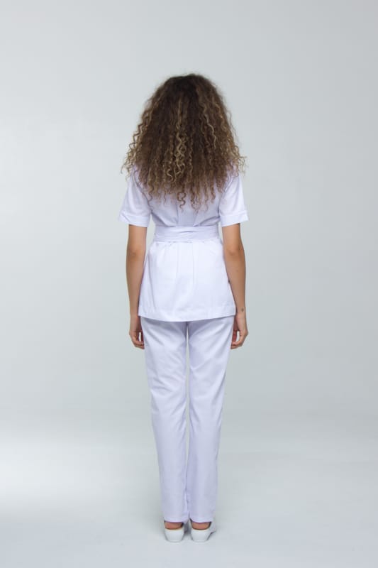 Медичний костюм 3387 Білий - фото 4