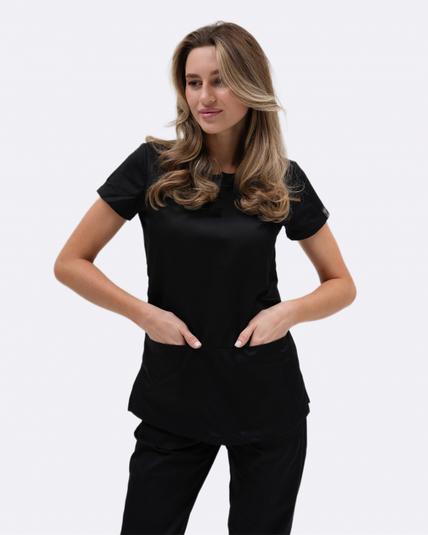 Медичний костюм 1889 Чорний - фото 4