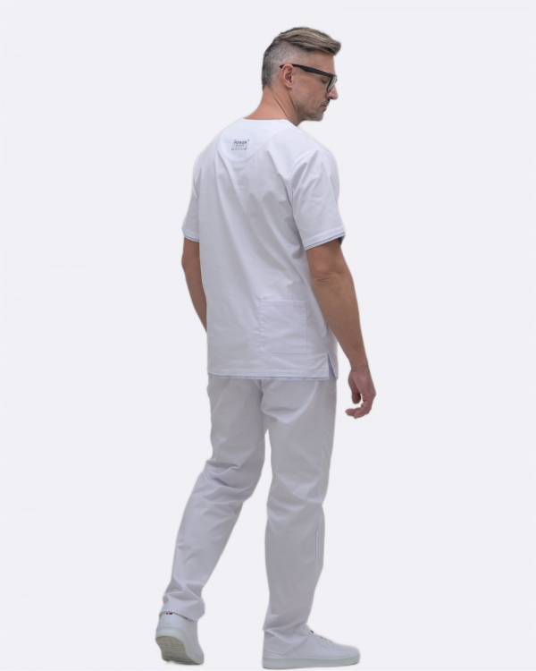 Медичний костюм 50398 Білий - фото 2