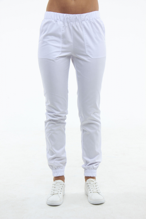 Медичні брюки 89 Білий (Спешл) - фото