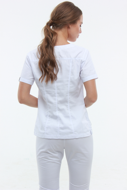 Медичний топ 13 Білий - фото 2