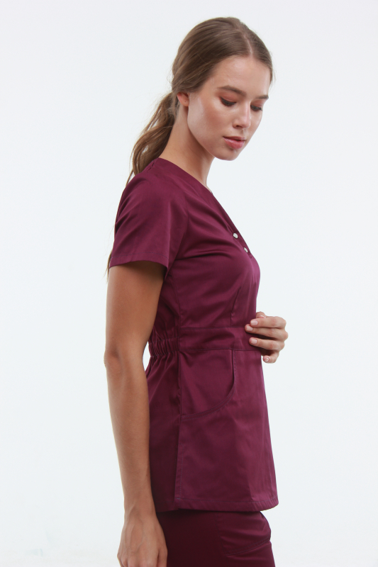 Медицинский топ 11 Баклажан - фото 3