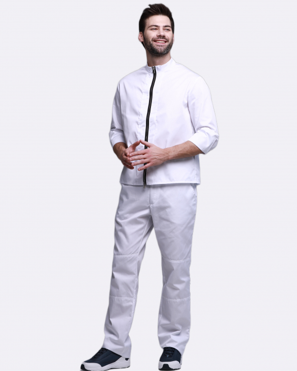 Медичний костюм 20385 Білий - фото 2