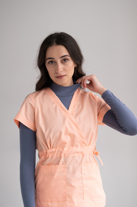 Медичний топ 19 Персиковий - фото 3