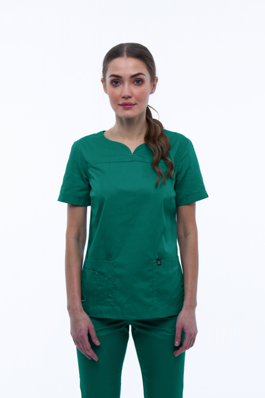 Медичний костюм 1381 Зелений - фото 4