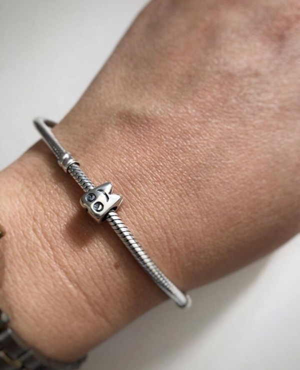 Шарм зуб (Пандора), срібний - фото 2