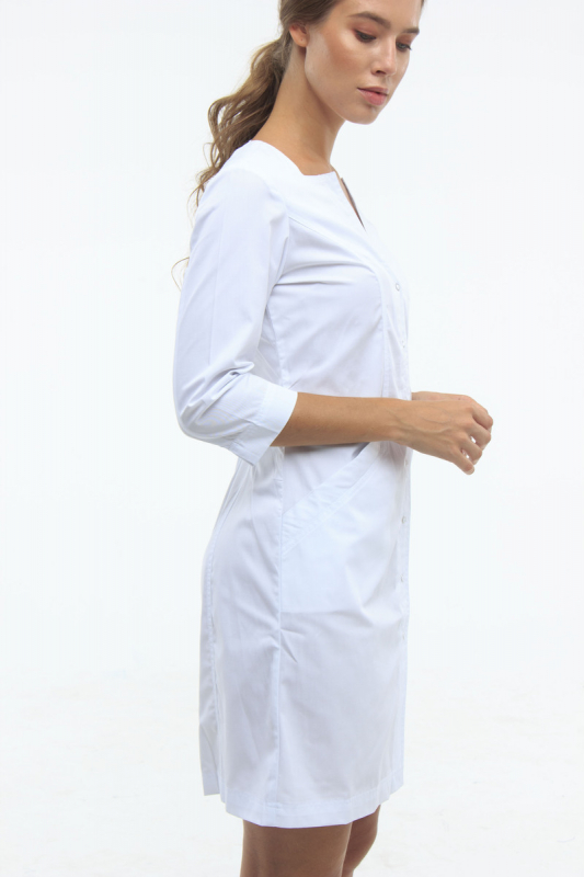 Медичний халат 132 Білий - фото 5