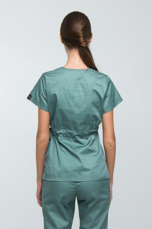 Медицинский топ 19 Оливковый Медицинский топ 19 Оливковый - фото 3