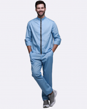 Медичний костюм 20385 Блакитний Медичний костюм 20385 Блакитний - фото