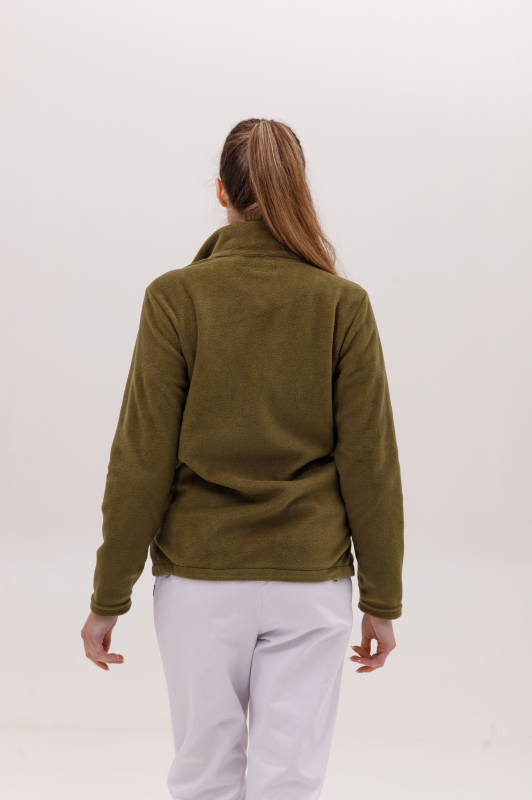 Медична флісова кофта 6700 Хакі Медична флісова кофта 6700 Хакі - фото 3