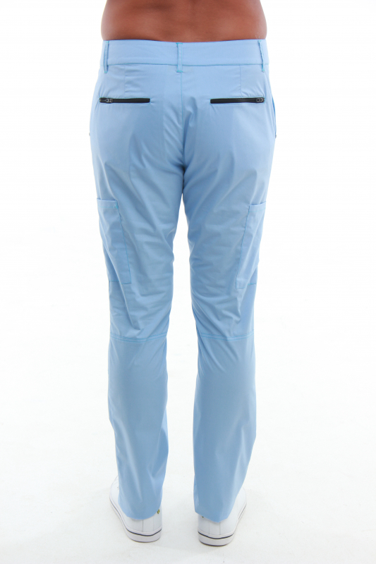 Медичні брюки 85 Блакитний - фото 3