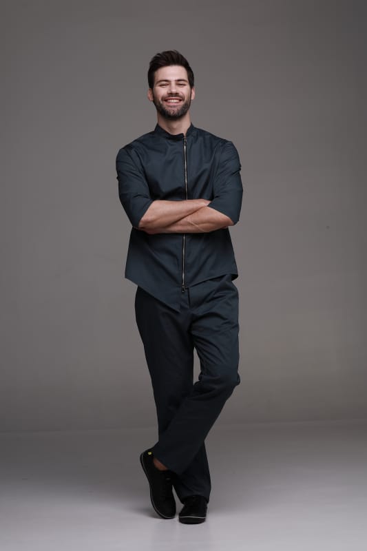 Медичний костюм 20885 Мокрий асфальт - фото 2