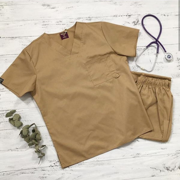 Медичний костюм 0284 Пісок - фото 3