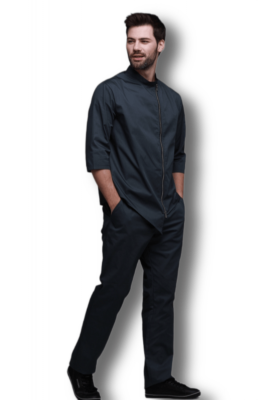 Медичний костюм 20885 Мокрий асфальт - фото 4