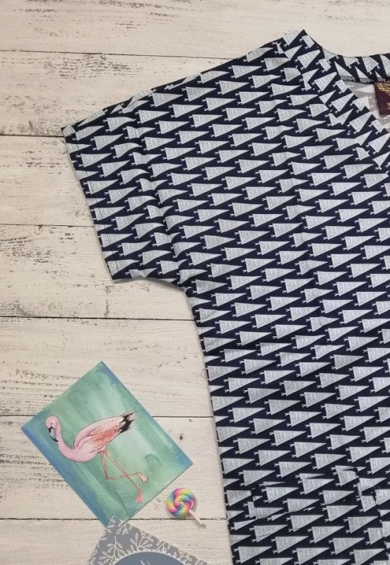 Медичний топ 001 Принт 17 - фото 3