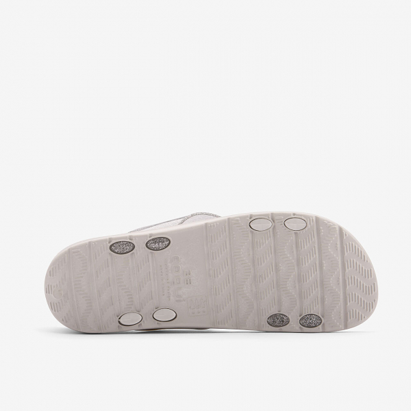 Медичне взуття COQUI 1342 Сірий/срібний гліттер (Stone/Silver glitter) - фото 4