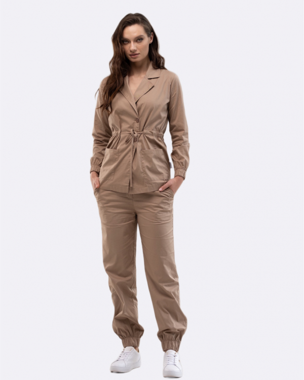 Медичний костюм 41092 Бежевий - фото 2