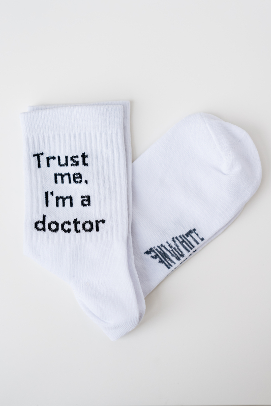 Шкарпетки "Trust me, I'm a doctor" Чоловічі - фото