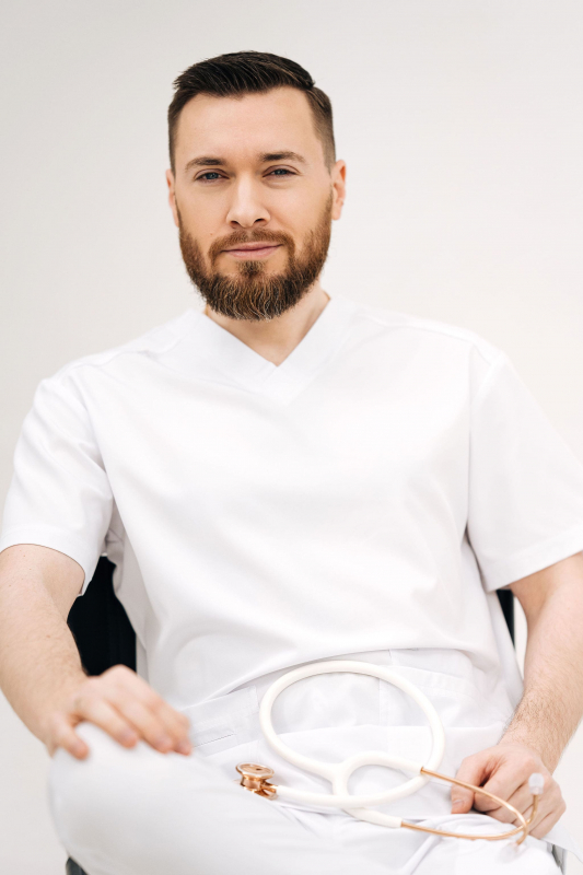 Медичний топ 603 Білий Медичний топ 603 Білий - фото 3