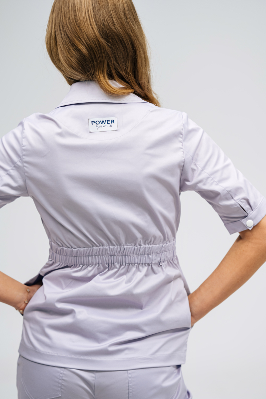 Медичний топ 148 Ліловий - фото 3