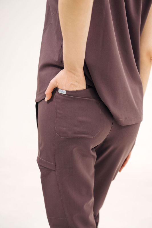 Костюм медичний 60761 R Баклажан - фото 7