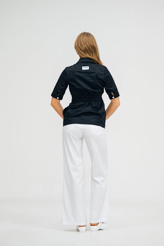 Медичний топ 148 Чорний - фото 4