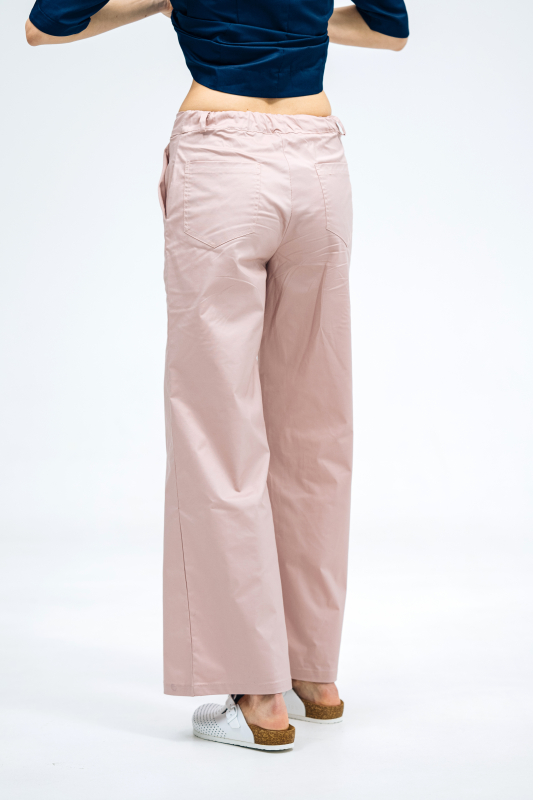 Медичні брюки 97  Пудра - фото 2