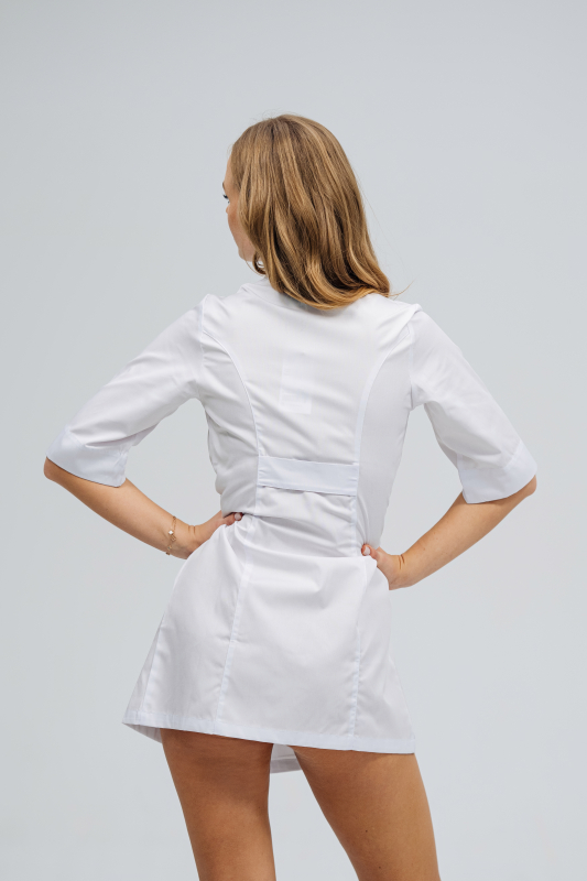 Медичний халат 117 Білий - фото 2