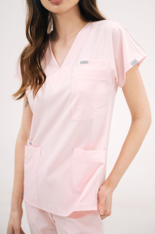 Костюм медичний 60963 Рожевий - фото 4