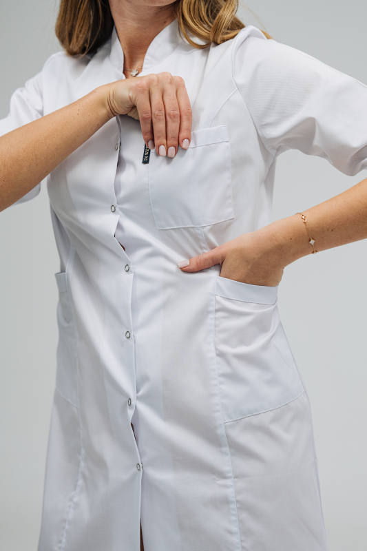 Медичний халат 117 Білий - фото 5