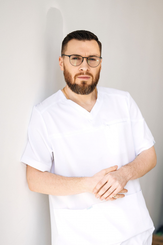 Медичний топ 601 Білий - фото 3