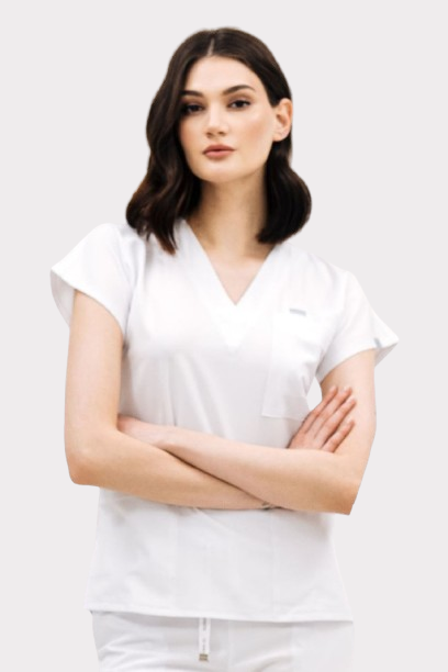 Костюм медичний 60963 Білий - фото 3