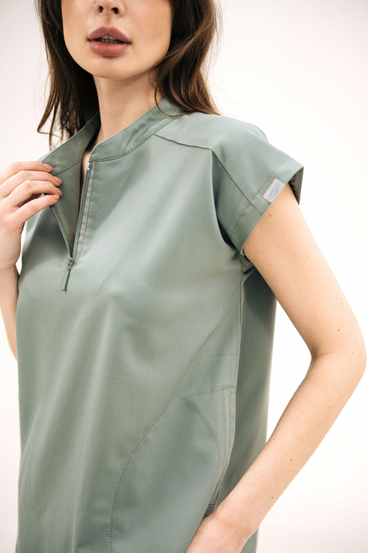 Медичний топ 607 R Оливка - фото 3