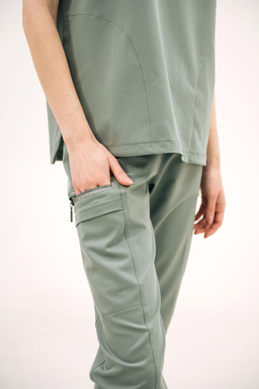 Костюм медичний 60761 R Оливка - фото 7