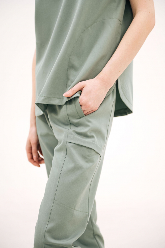 Костюм медичний 60761 R Оливка - фото 5