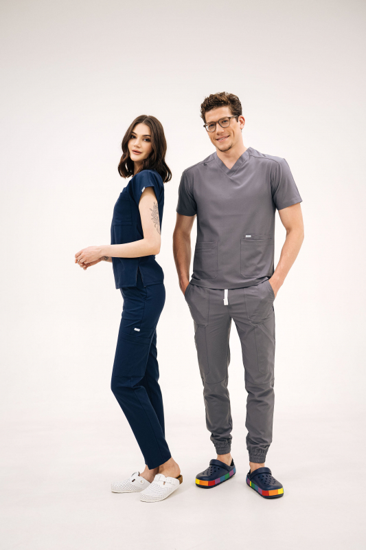 Штани медичні 65 Мокрий асфальт (Світлий) - фото 3